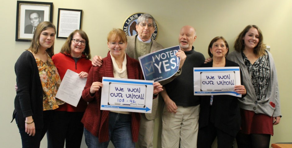 Bentley Adjunct Faculty Vote to Form a Union